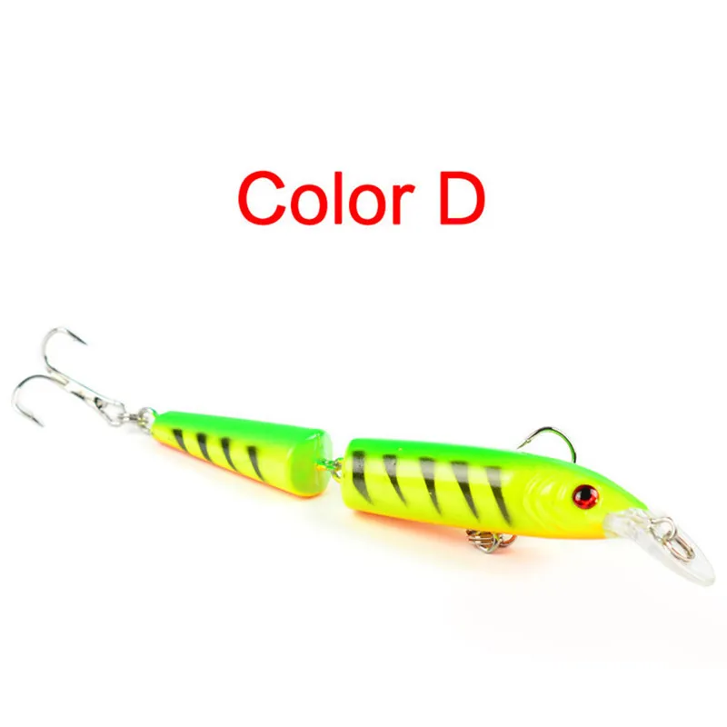 Two sections Musky Buster Stomper lure 10.5cm 9.6g Minnow plastic Wobbler fishing Lures 6# hooks