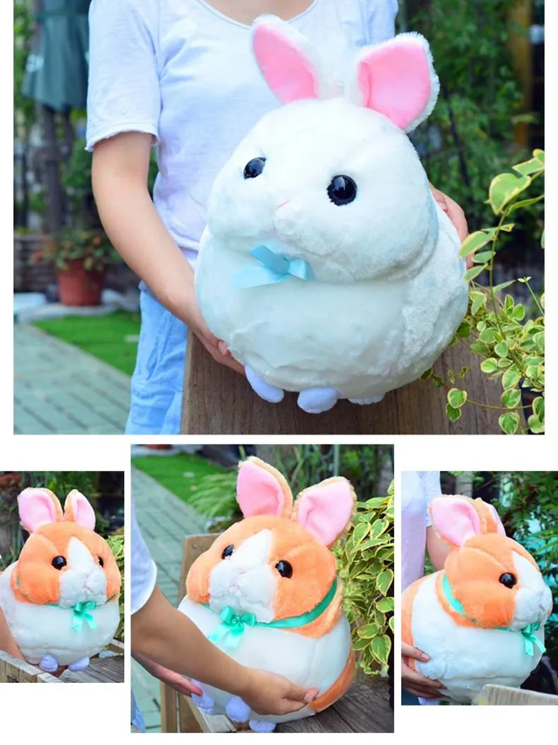 Belle poupée en peluche lapin Animal doux, grand lapin de dessin animé en peluche, jouet animaux oreiller décoration cadeau pour enfants 17 pouces 42cm DY500549172292