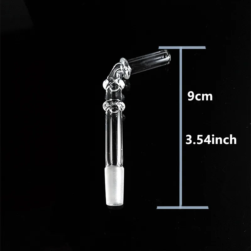 Glass Smoking Mouthpiece For Juice Box 10mm Joint Mouthpiece For