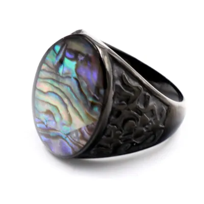 2018 Ny Magic Color Mäns Ring Rostfritt Stål Personlig Fashion Ring Fashion Titanium Steel Ring Partihandel