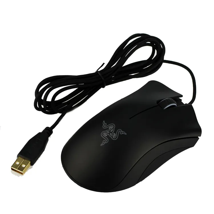 Не оригинальный Razer Deathadder Chroma USB Wired Optical Computer Gaming Mouse 10000DPI Optical Sensor Mase Razer Deathadder Gaming256p