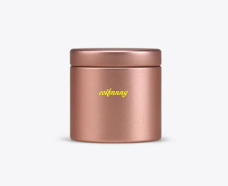 47 * 45mm Mini Small Tea Box Metal Tin Förvaringslåda Candy Case Organizer Jar för resor