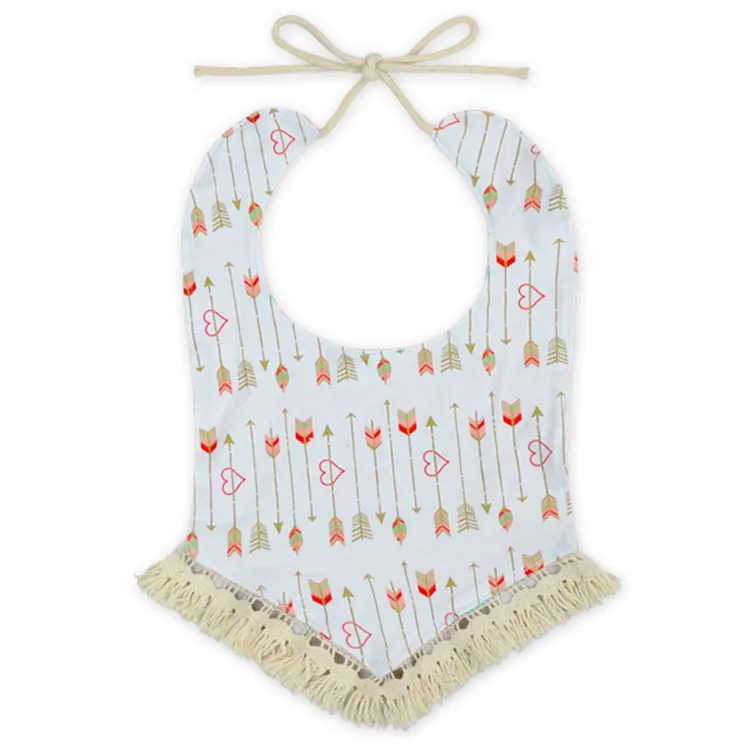 Baby Bandana Bibs Ins Tassel Saliv Handdukar Nyfödda Burps Cloths Head Scarf Barn Tecknade Fox Turban Bib Baberos Baby Feeding Cloth