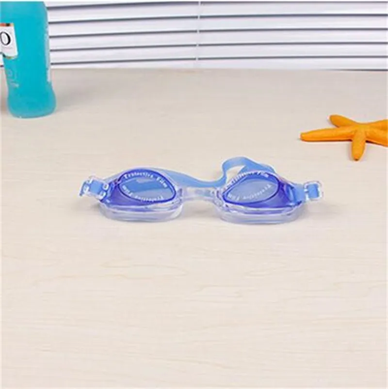 Deportes acuáticos Antifog Gafas de natación Niños Gafas de buceo Silicona Ajustable Colorful Kid Eyewear Bardian Large Frame 3 4dh Y