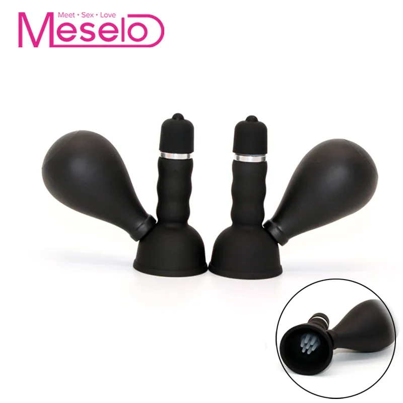 Meselo Nipple vibrator juguetes sexuales para mujeres, hembra silicona amamantar vagina chupar estimulador adulto juego pareja coquetear masajeaje juguete y1892702