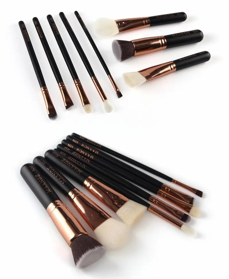 MAANGE Professional Makeup Brushes Set Powder Foundation Eye shadow Blush Blending Lip Make Up Beauty Cosmetic Tool Kit