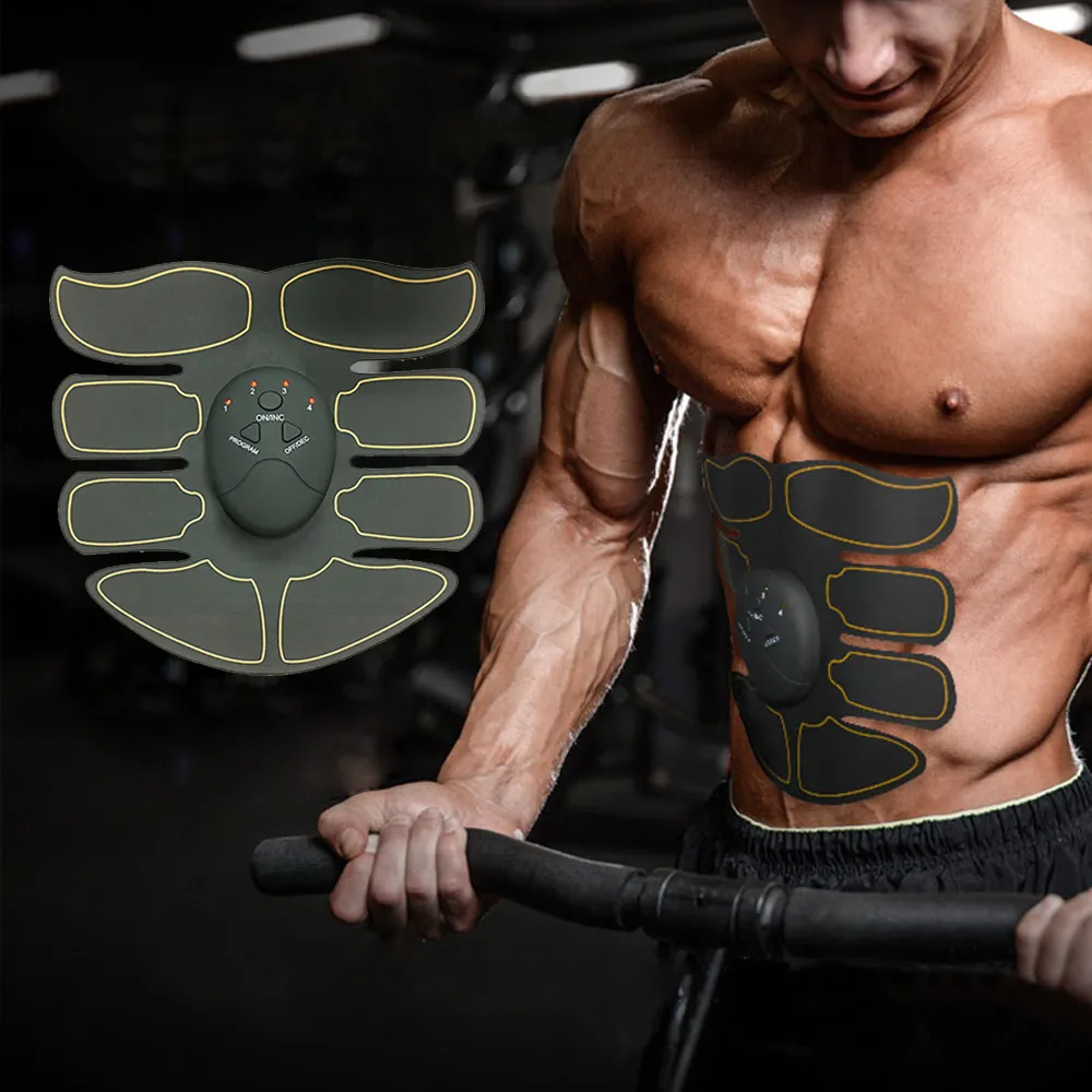 Smart Electric abs abs ems тренер ручкой брюшной мышцу Стимулятор мышц вес теряет умный фитнес массажный комплект кузова для похудения массажная машина