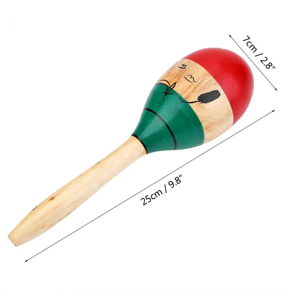 Maracas In Legno Per Bambini - Set Di 12 Pezzi Per Gioco Musicale E Educazione - Foto 7