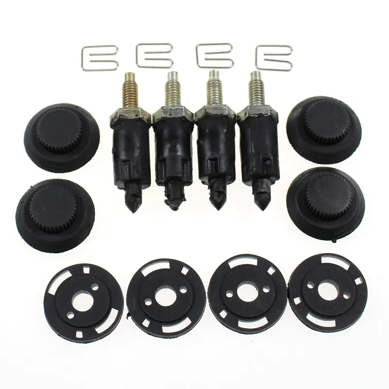 100 Conjunto / Kit HDI Tampa Do Motor Clipe Parafuso Capa Capô Kit 013711 para Peugeot 206 207 307 406 607 Parceiro Citroen Berlingo C4 Coupe