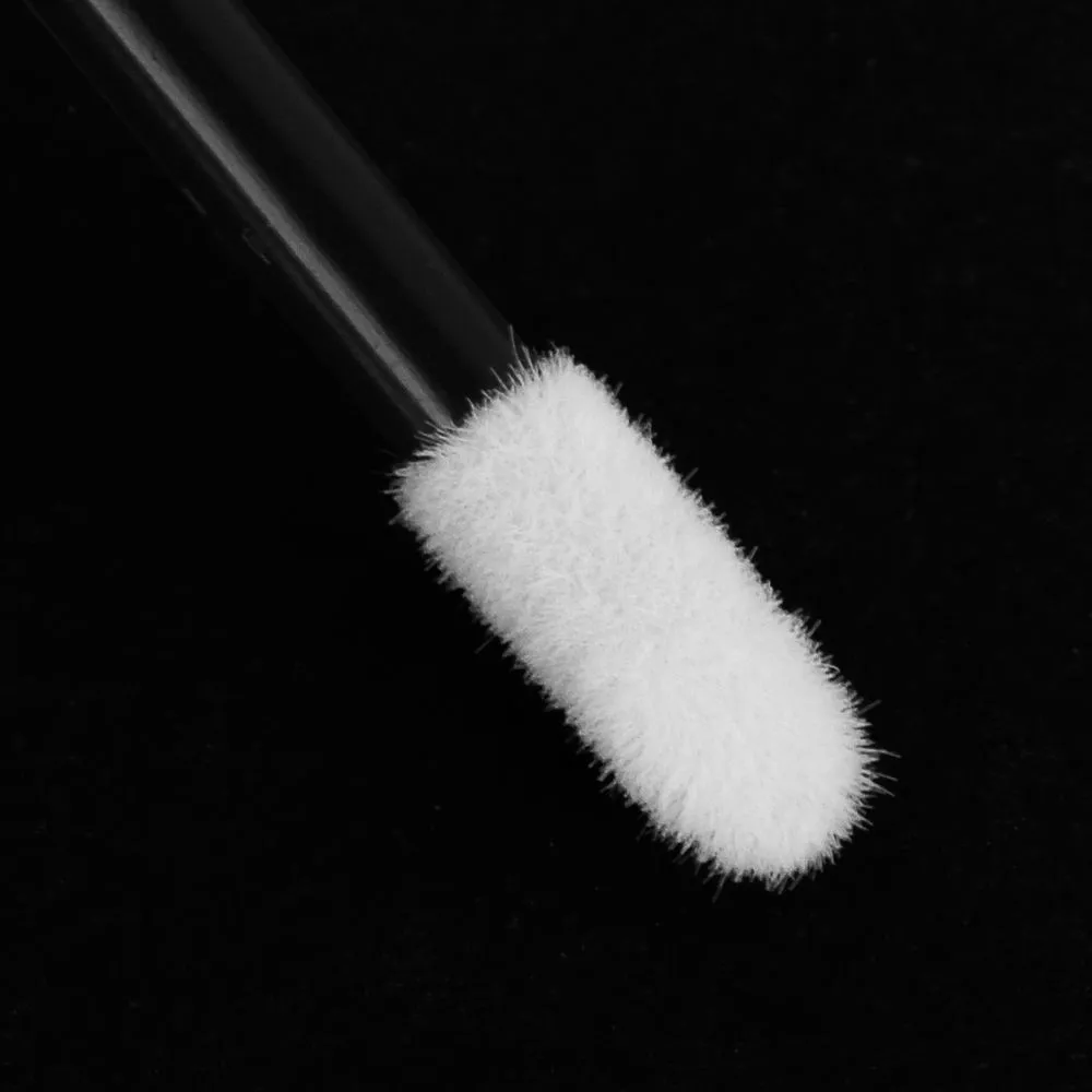 100 pièces pinceau à lèvres jetable brillant à lèvres brosse baguettes creux rouge à lèvres brillant applicateurs cosmétique maquillage outil éponge livraison gratuite