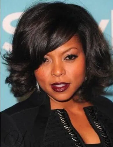 Taraji P Henson Smooth Premier Натуральный парик средней длины Синтетический парик для волос