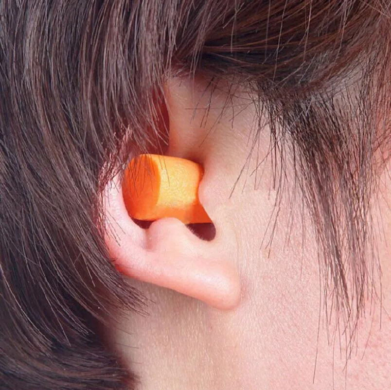 Абсолютно новые путешествия сна шума редуктор пена earplug беруш Хранитель протектор для перемещения самолета LX2286