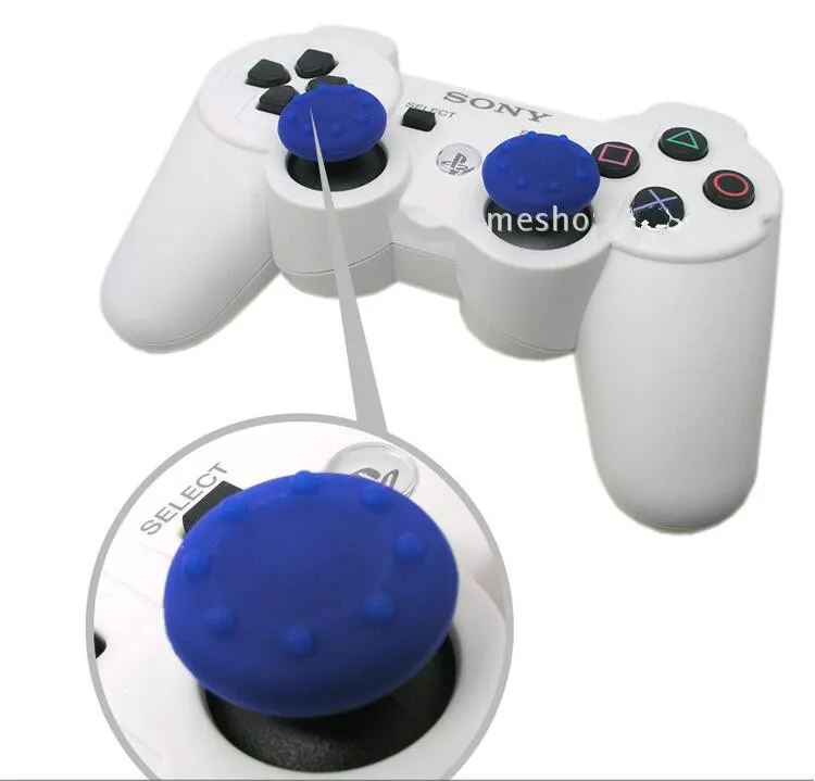 Hurtownie Miękkie Antypoślizgowe Silikonowe Thumbsticks cap Thumbstick caps Joystick obejmuje Uchwyty pokrywa dla kontrolerów PS3/PS4/XBOX ONE/XBOX 360