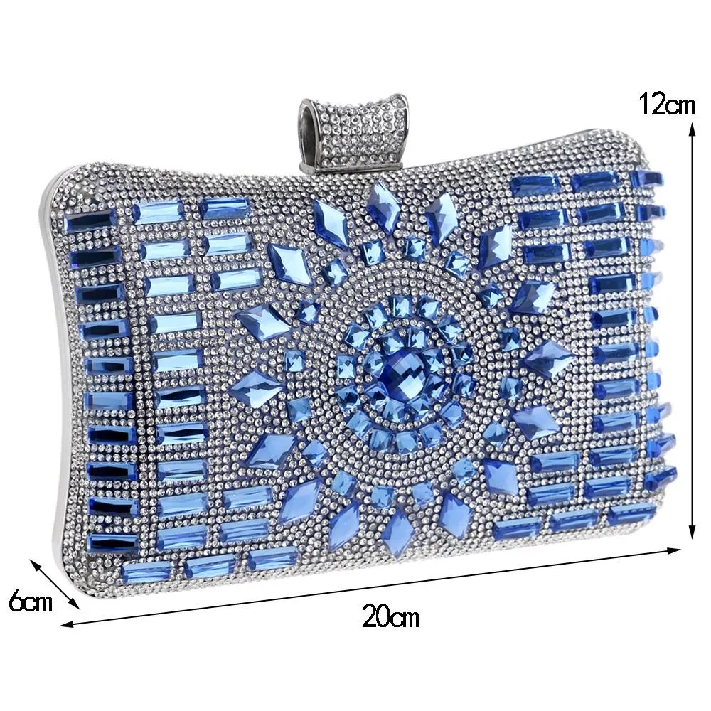 Blue hotsell bridal clutch