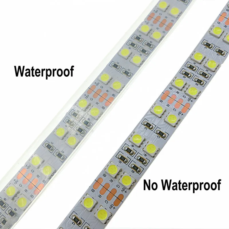 LED Strip 5050 120 LEDs/m DC12V Silicone Tube Waterproof Flexible LED Light Double Row 5050 LED Strip 5m