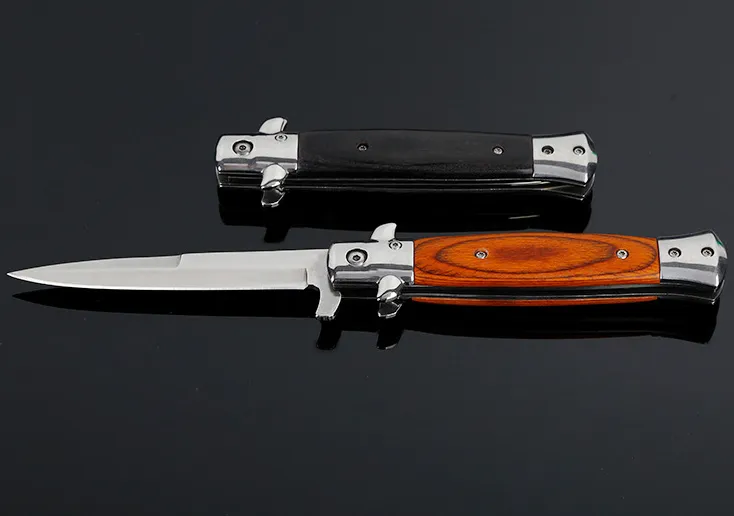 Kieszonkowy nóż z całego drewna Kieszonkowy nóż ostre stilleto taktyczne przetrwanie nożem noża kempingowe noże zewnętrzne ryby narzędzie 4730185