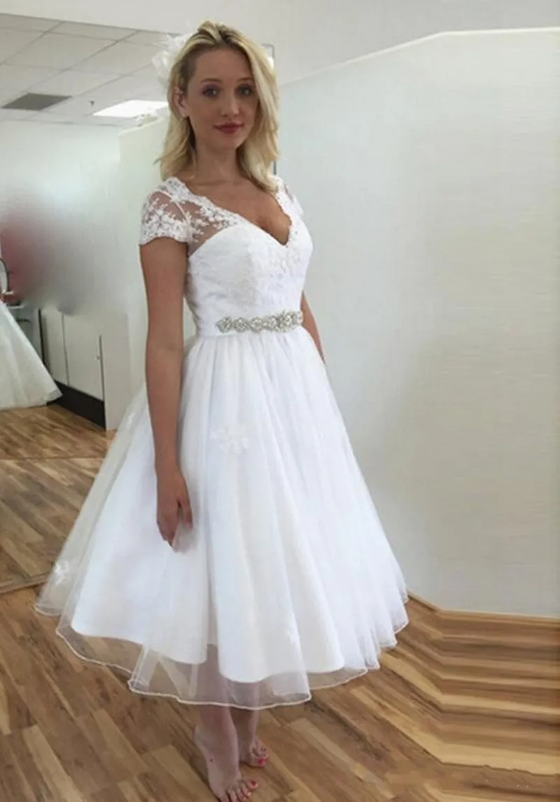 lace dress usa High Neck Lace Dress-Blue main image 1
