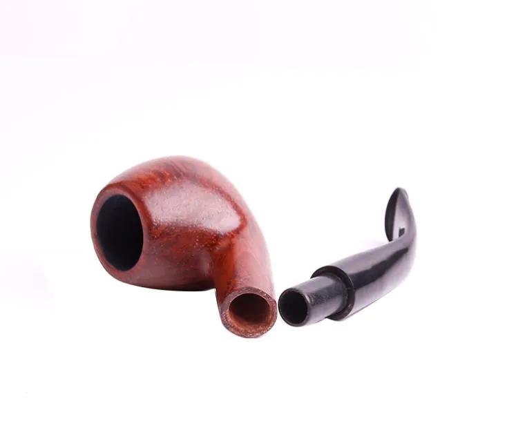 Creative new products handcrafted introduction of red sandalwood pipe 9mm core filtration rosewood pipe