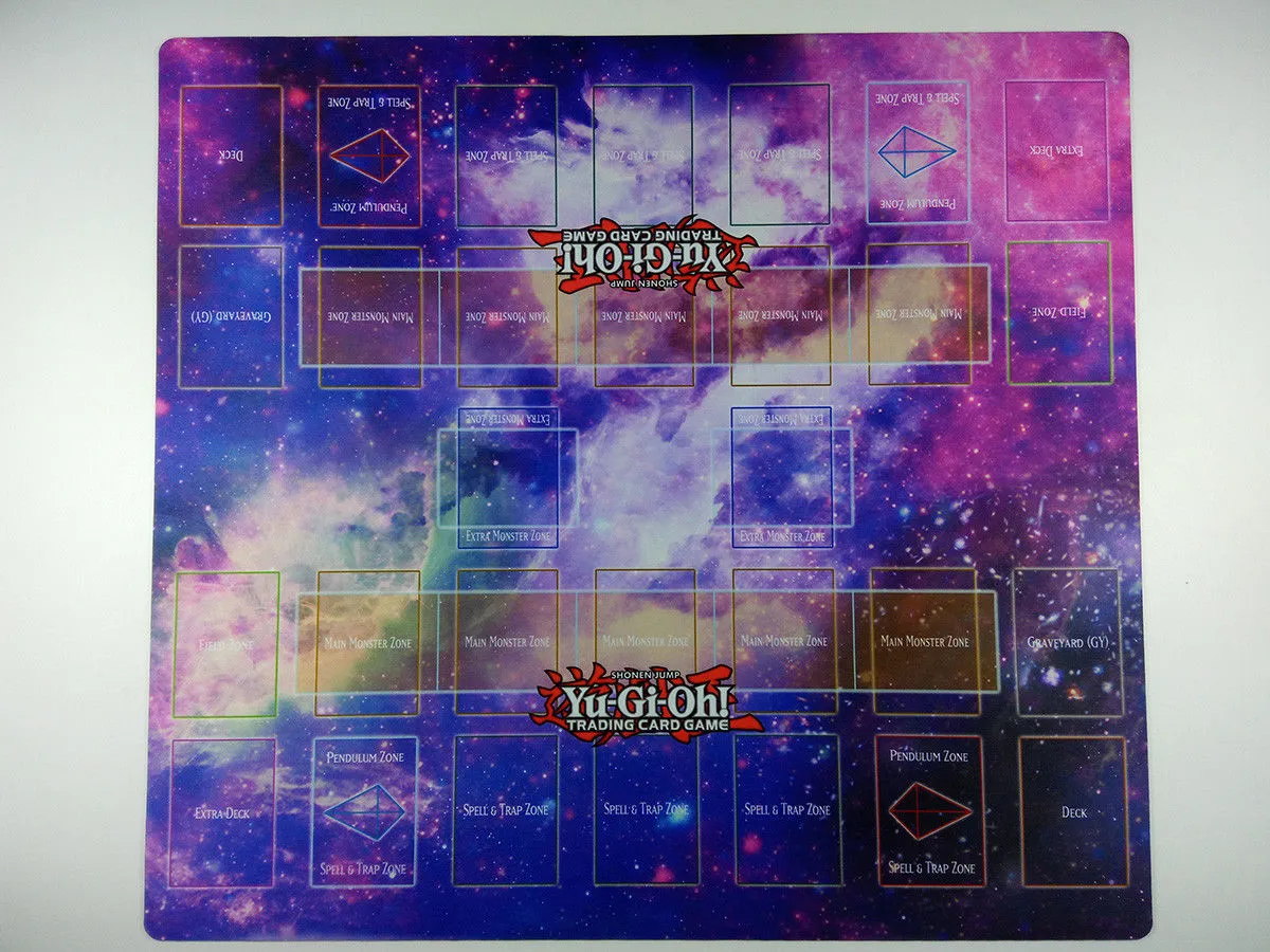 Yu-Gi-Oh! 2-Player Master Rule 4 Link Zones Playmat TCG Mat Custom ...