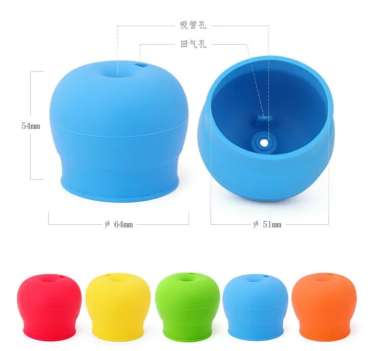 Universal food grade Silicone Sippy capa Toddlers Mamilo tampas para Crianças canecas copo Crianças e Toddlers caneca capa BPA Livre