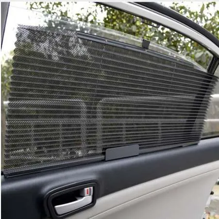 Einziehbare Auto-Seitenfenster-Sonnenschutz, Auto-Sonnenschutz, Visier,  Rollo, Schutz, Fensterfolie, hinterer Sonnenschutz
