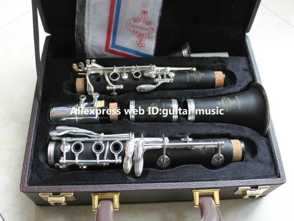 Kopieer Buffet R13 Klarinet Student BB Buffet Clarinet 17 Sleutel met Case Top Selling uit China Gratis verzending