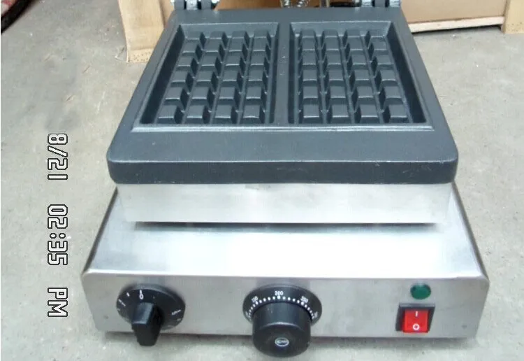 Frete grátis 110v 220v 2 peças máquina de waffle comercial máquina de waffle