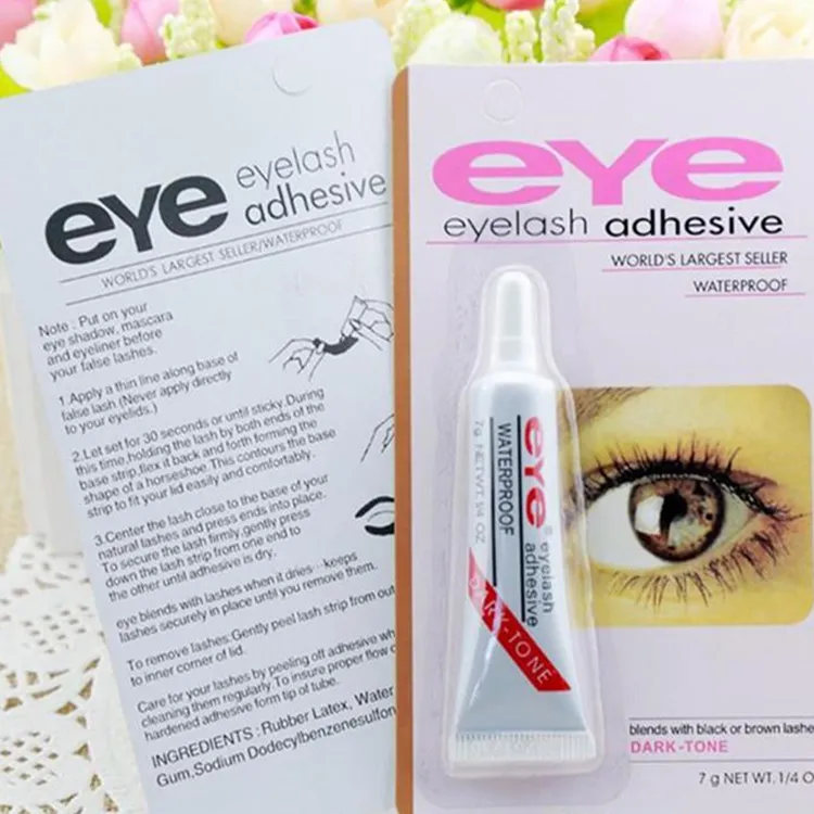 Offre spéciale colle cils noir blanc adhésif de maquillage imperméable faux cils adhésifs colle blanc et noir disponible