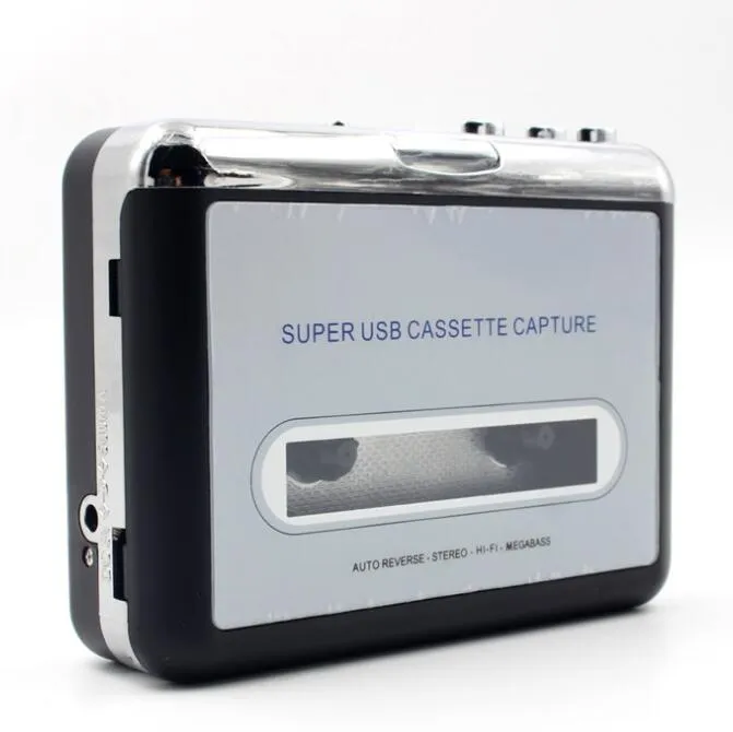 Z oryginalnym pudełkiem detalicznym EZCAP przenośny odtwarzacz USB Cassette Capture Cassette Rejestrator cyfrowy odtwarzacz muzyki audio mp3