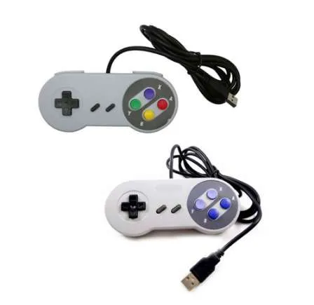 Novo Controlador de Jogo de Porta USB de Alta Qualidade para Nintendo Wii SNES Game Handle