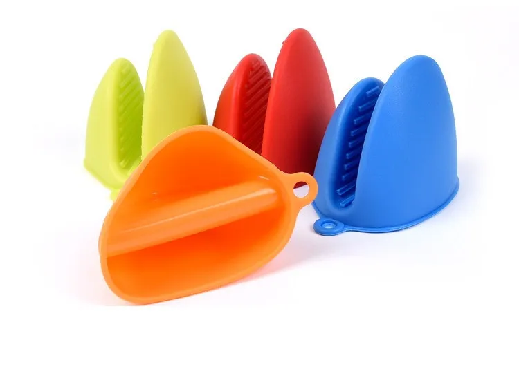 Silicone Luva de Forno Clipe bolo Bakeware resistente ao calor antiderrapante Mão clipe conveniente Forno Micro-ondas Mitt T3I0150