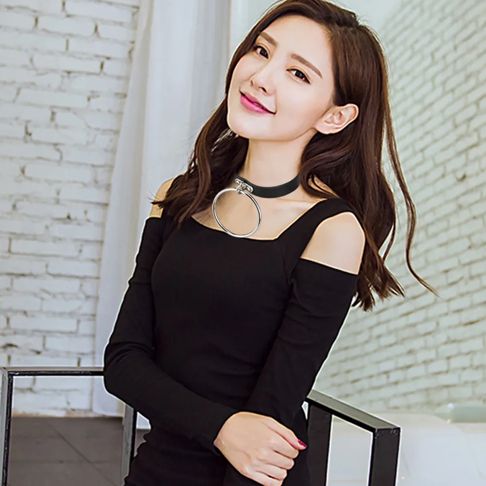 Collana Choker Donna In Metallo Oro - Lega Aperta, Regolabile, Gioielli Eleganti