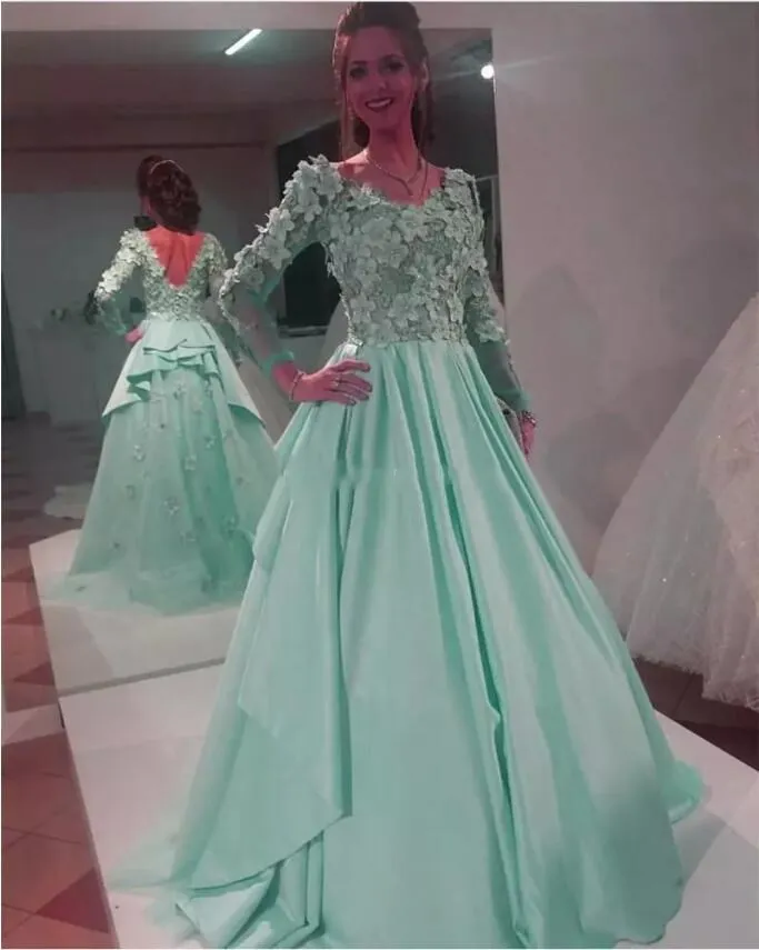 Elie Saab 2020 Evening Dresses Long Sleeves Lace 3D... From 112,41  |  DHgate