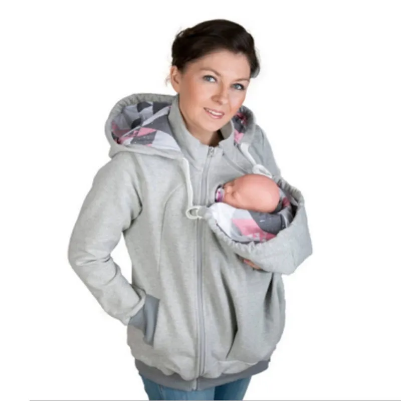 Multifunctional Baby Carrier Cover Jacket Kangaroo Maternity Hoodies