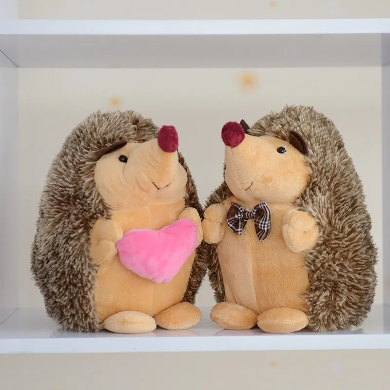 2X Stuffed Hedgehog Plush Floppy Animal Heirloom Collection