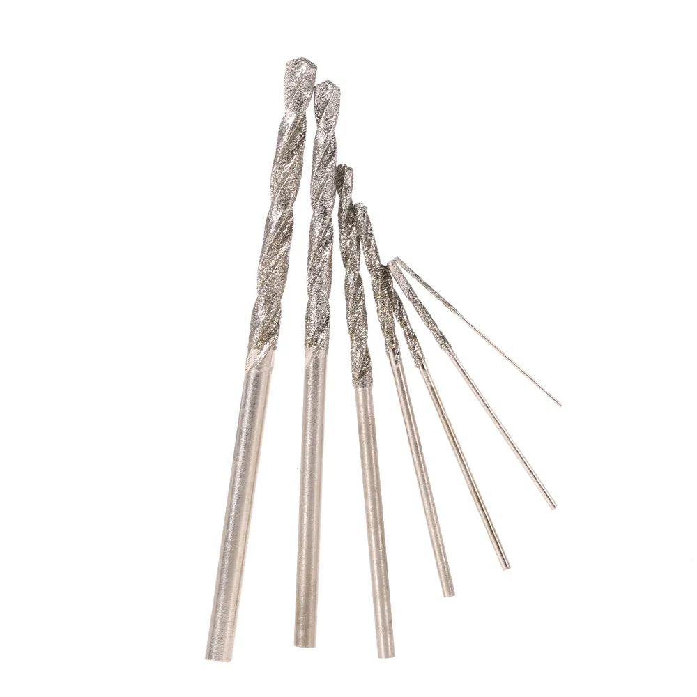 Diamond coated twist clearance drill bits