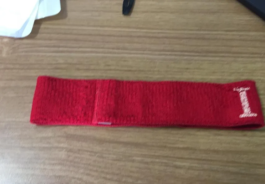 Merk elastische hoofdband voor vrouwen en mannen Kwaliteit Merk Groen en Rood Gestreepte haarbanden Hoofddoek Voor Kinderen Headwraps Gif241h