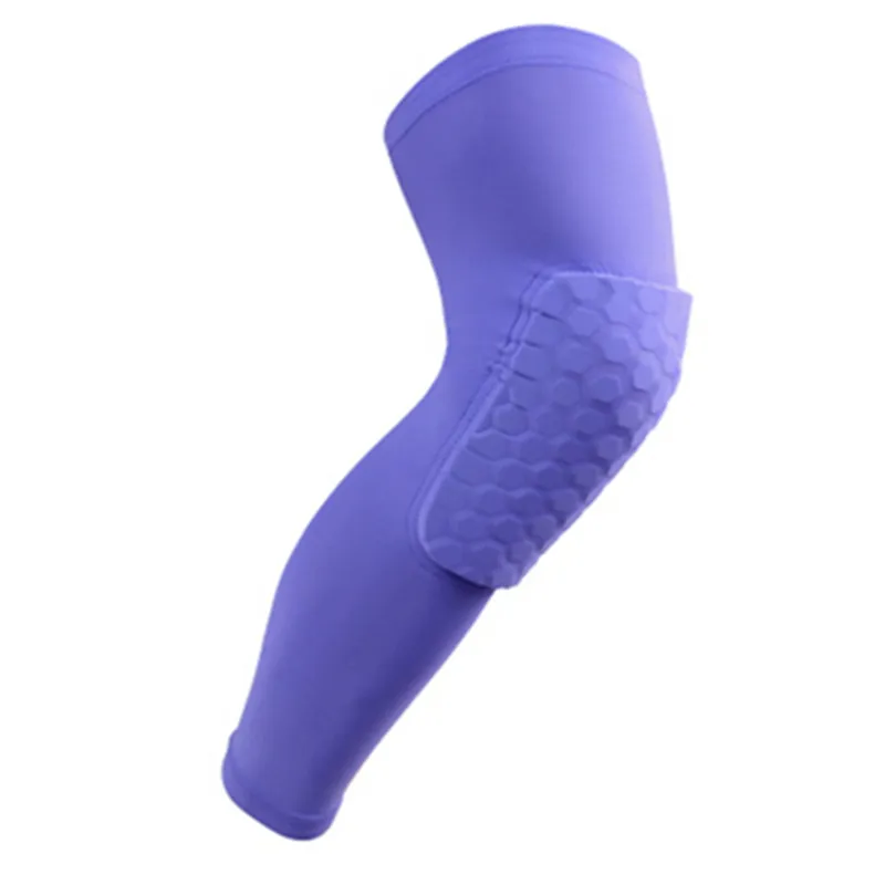 Chaud nid d'abeille sport bandes de sécurité volley-ball basket-ball genouillère chaussettes de Compression genouillères orthèse Protection genouillères