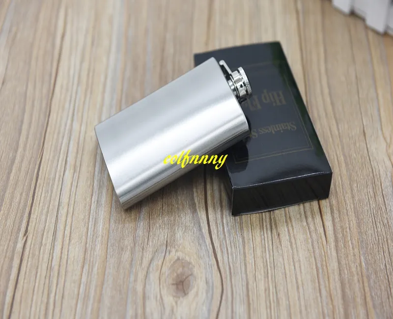 70*101*20mm Size 4oz Portable Hip Flask Stainless Steel Pocket Whiskey Liquor bottle With funnel Men's Gift Outdoor Drinkware