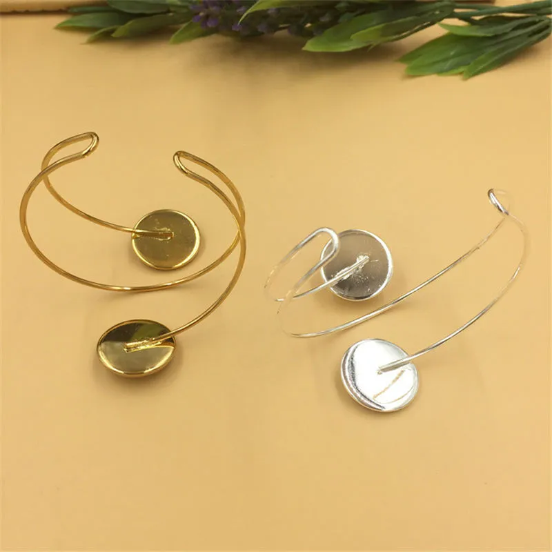 bracelets vierges pour bracelets de mode de sublimation bijoux pour femmes impression par transfert thermique consommable matériel de bricolage en gros