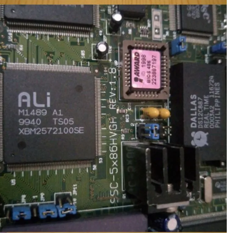 Industrial Motherboard SSC-5X86HVGA REV1 8 PCB Main Board ISA Half-size Mainboard 100% Tested Working Well297y