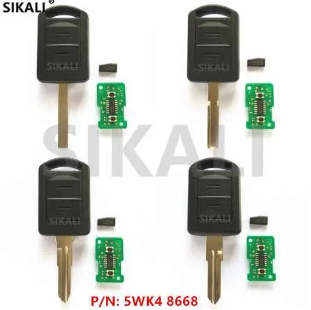 2BT Auto Remote Sleutel voor 5WK48668 voor Agila Meriva Astra Corsa C Combo van Tigra Vectra 433.9 MHz met ID40 Chip voor Opel