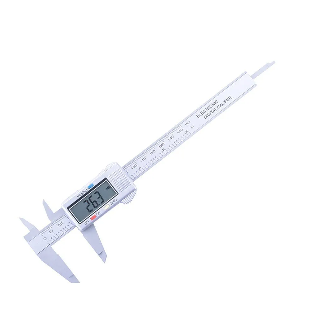 150mm Elektroniczny LCD Silver Digital Vernier Caliper Microge Micret Micrerometr Narzędzie władcy 0-6inch Vernier Caliper Micrerometr Narzędzie władcy