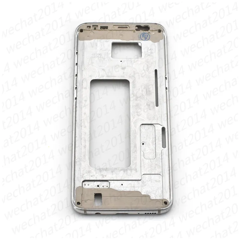 Nieuwe Metalen Midden Bezel Frame Case voor Samsung Galaxy S8 G950 G950P G950F behuizing met zijknoppen Gratis DHL