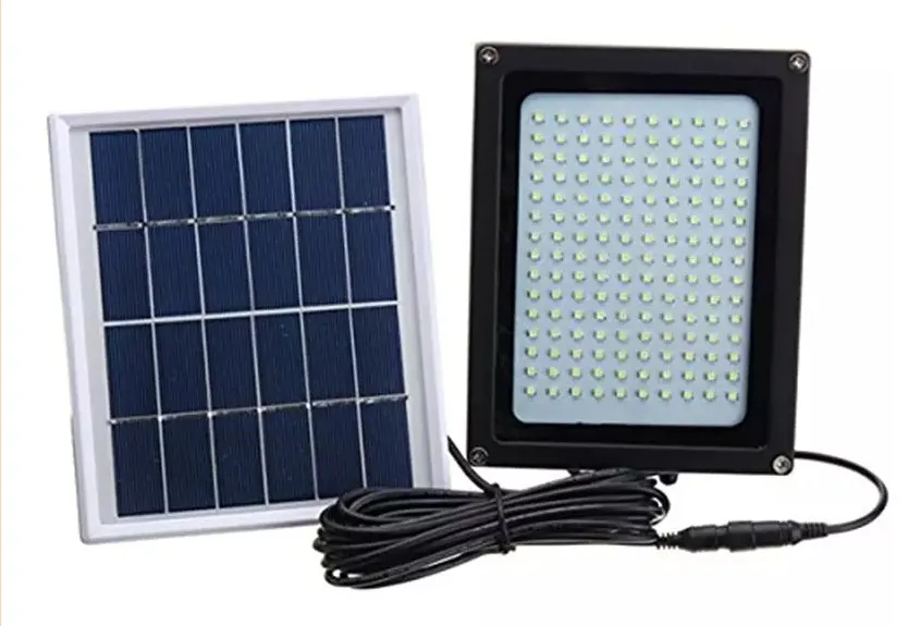 8 W 150 LEDs Ultra Brilhante de Energia Solar LEVOU Luz de Inundação Da Lâmpada de Luz Sensor de Movimento Ao Ar Livre Jardim de Segurança Da Lâmpada de Rua Holofote de Luz LLFA