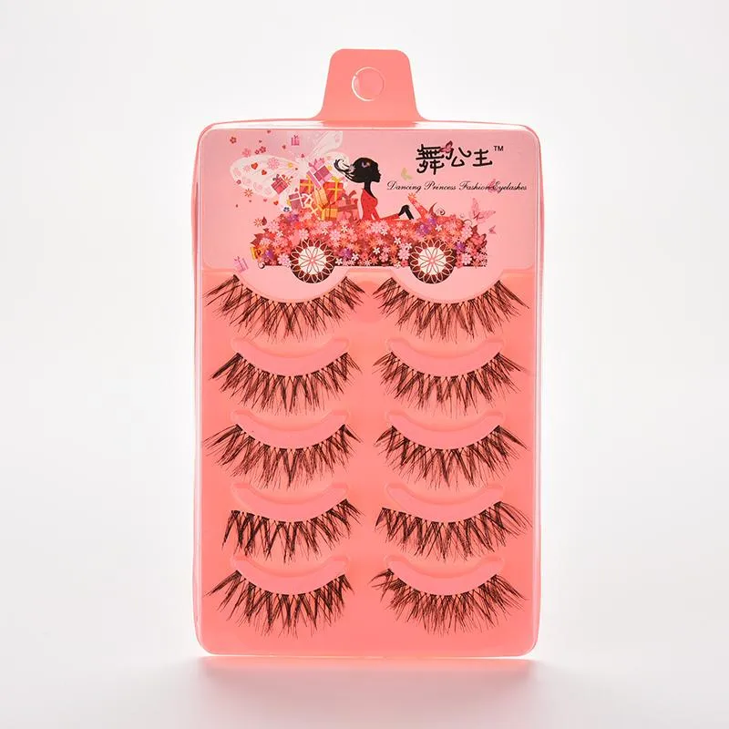 가짜 속눈썹 세트 손으로 만든 Crisscross Eye Lash 익스텐션 툴 False Strip Lashes 뷰티 에센셜 4 색