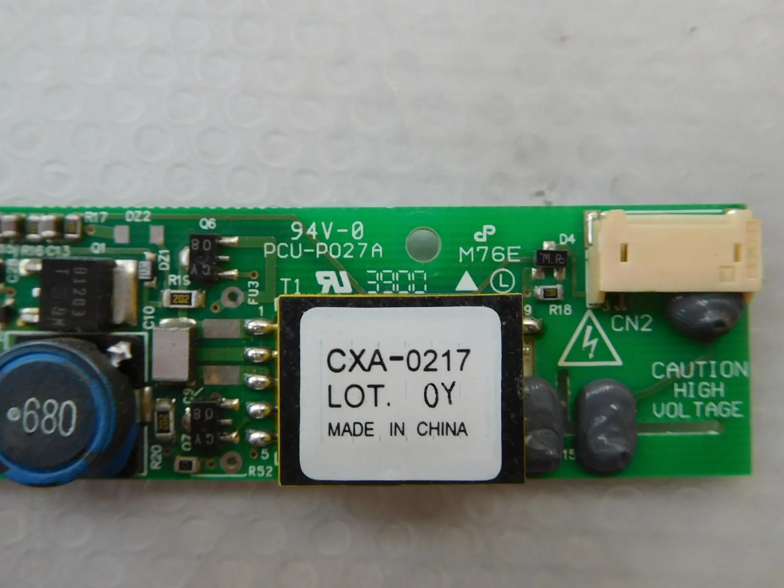 Elektronika urządzeń przemysłowych Elektronika CXA-0217 LOT. 36 PCU-PO27A