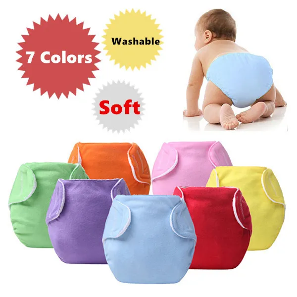 Mélanger 6 pièces bébé couches lavables avec inserts en gros couches réutilisables couverture réglable lavable livraison gratuite