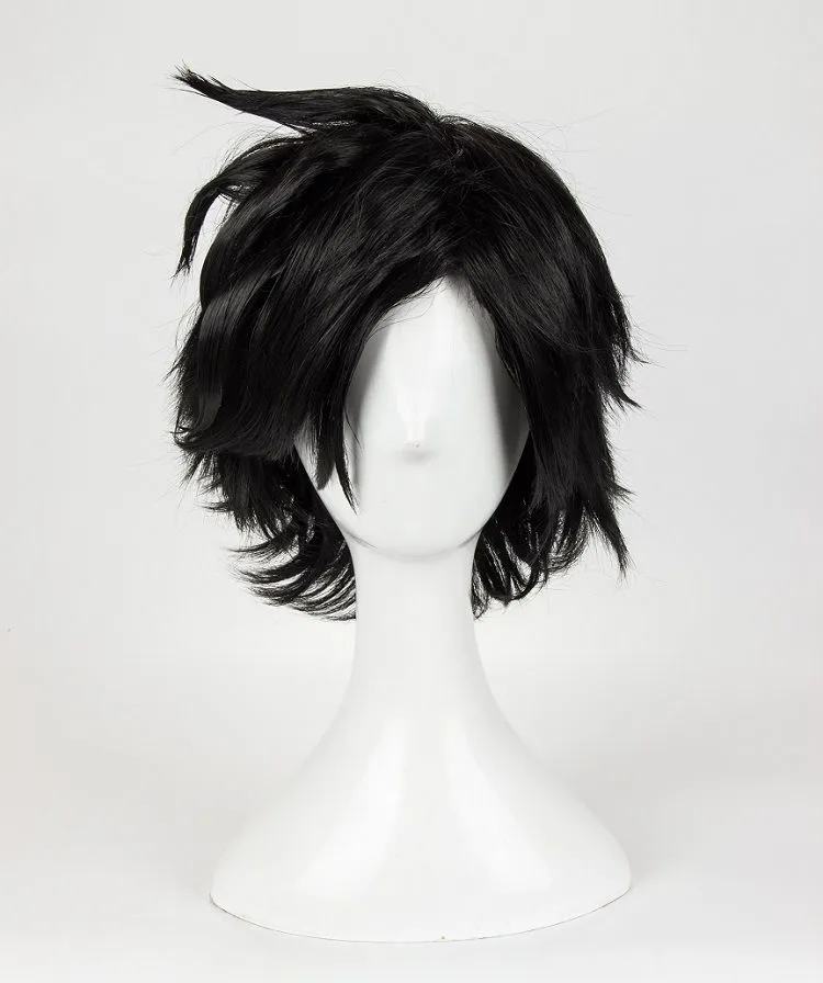 Haikyuu!! Kuroo Tetsurou wig 30cm Black Short Styled Cosplay Wig + Cap