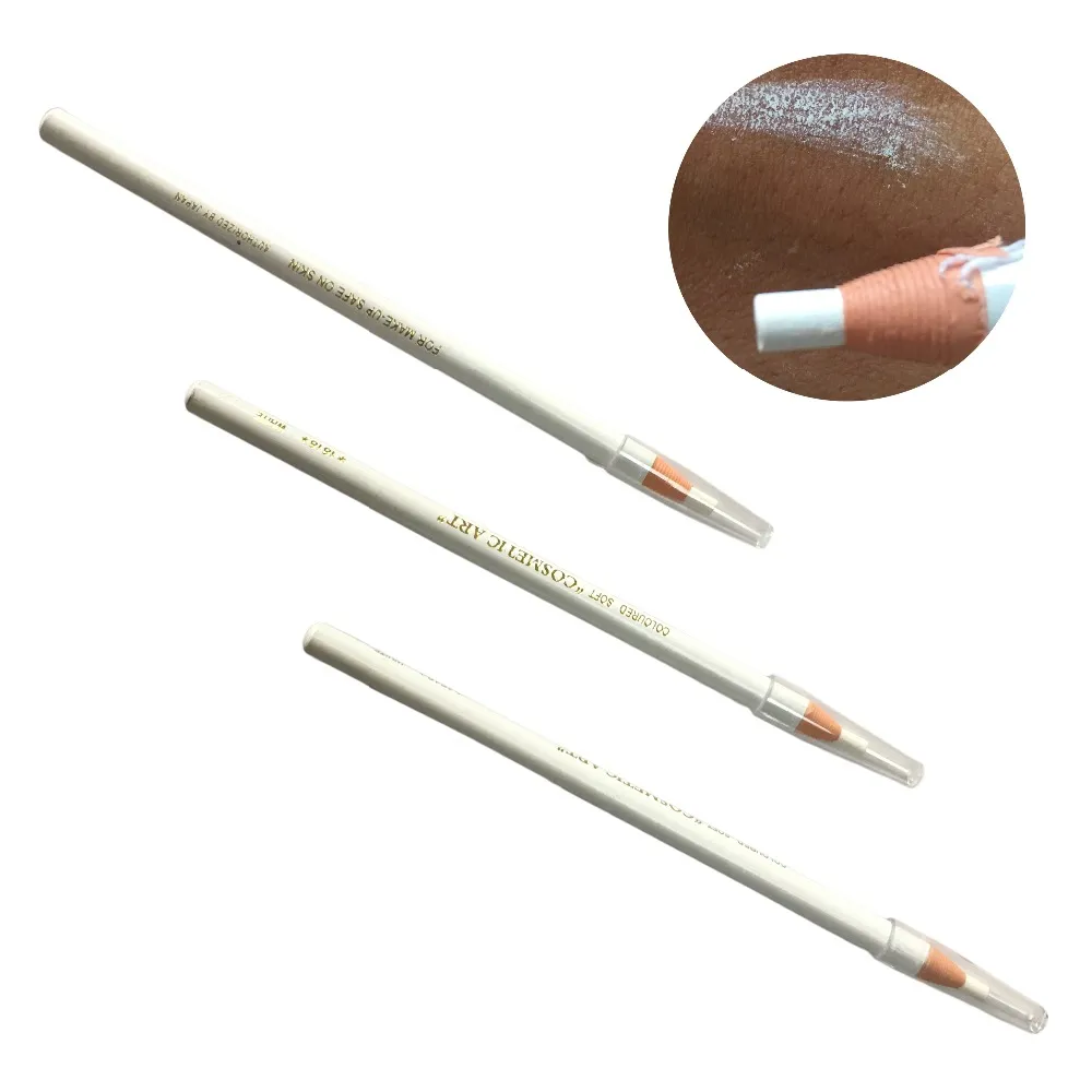 Permanent Makeup Tools Eyebrow Pencil Beauty Cosmetic White Color Natural Long Lasting Microblading Accessories Eye brow Pencil